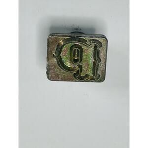 Leather Stamp P Tandy Craftool Alphabet Single Replacement Letter Size 1 Inch